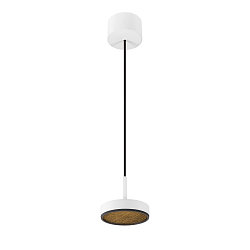 Pendelarmatuur GRIP! FLAT IP20, zwart, wit dimbaar