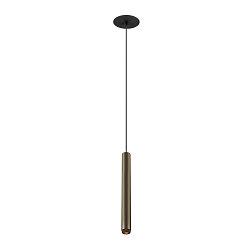 Pendelarmatuur GRIP!S geschikt voor beeldschermwerkstations IP20, brons, zwart dimbaar