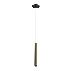 Pendelarmatuur GRIP!S geschikt voor beeldschermwerkstations IP20, brons, zwart dimbaar