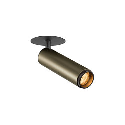 Plafondinbouwarmatuur GRIP!M cilindrisch IP20, brons, zwart, gelakt dimbaar