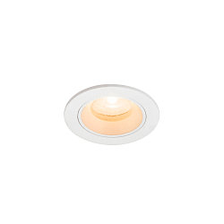 Plafondinbouwarmatuur NUMINOS® XS rond, geschikt voor beeldschermwerkstations IP20, wit, gelakt dimbaar