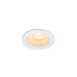 ceiling recessed luminaire NUMINOS® XS round, suitable for VDU workstation IP20, white, lacquered dimmable