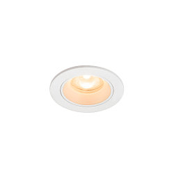 Plafondinbouwarmatuur NUMINOS® XS rond, geschikt voor beeldschermwerkstations IP20, wit, gelakt dimbaar