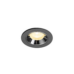 ceiling recessed luminaire NUMINOS® XS suitable for VDU workstation IP20, black dimmable