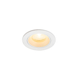 ceiling recessed luminaire NUMINOS® XS round, suitable for VDU workstation IP20, white, lacquered dimmable