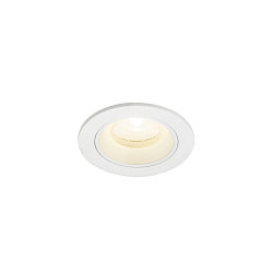 ceiling recessed luminaire NUMINOS® XS round, suitable for VDU workstation IP20, white, lacquered dimmable