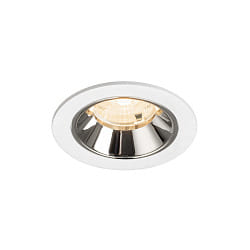 ceiling recessed luminaire NUMINOS® S suitable for VDU workstation IP20, chrome, white dimmable