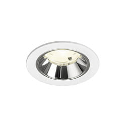ceiling recessed luminaire NUMINOS® S suitable for VDU workstation IP20, chrome, white dimmable
