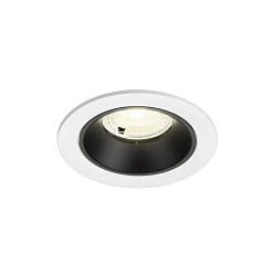 ceiling recessed luminaire NUMINOS® S suitable for VDU workstation IP20, black, white dimmable