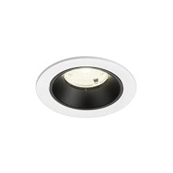 ceiling recessed luminaire NUMINOS® S suitable for VDU workstation IP20, black, white dimmable