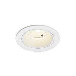 Plafondinbouwarmatuur NUMINOS� S rond, geschikt voor beeldschermwerkstations IP20, wit, gelakt dimbaar
