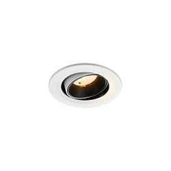 ceiling recessed luminaire NUMINOS® MOVE S swivelling, suitable for VDU workstation IP20, black, white dimmable