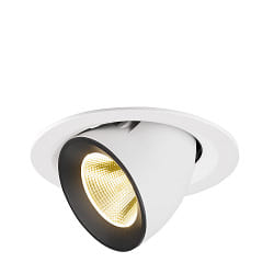 Inbouwspot NUMINOS� GIMBLE M draaibaar, geschikt voor beeldschermwerkstations IP20, zwart, wit dimbaar