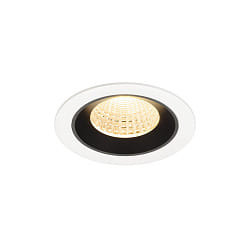 ceiling recessed luminaire NUMINOS® M suitable for VDU workstation IP20, black, white dimmable