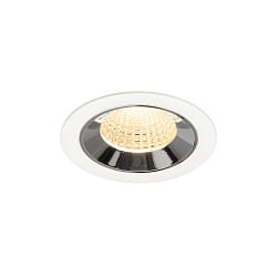 ceiling recessed luminaire NUMINOS® M suitable for VDU workstation IP20, chrome, white dimmable