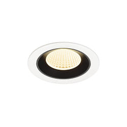 ceiling recessed luminaire NUMINOS® M suitable for VDU workstation IP20, black, white dimmable