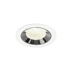 ceiling recessed luminaire NUMINOS® M suitable for VDU workstation IP20, chrome, white dimmable