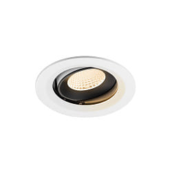 Plafondinbouwarmatuur NUMINOS® MOVE M draaibaar, geschikt voor beeldschermwerkstations IP20, zwart, wit dimbaar