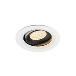 Plafondinbouwarmatuur NUMINOS® MOVE M draaibaar, geschikt voor beeldschermwerkstations IP20, zwart, wit dimbaar