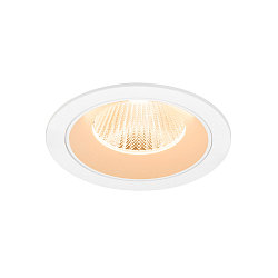 Plafondinbouwarmatuur NUMINOS® L rond, geschikt voor beeldschermwerkstations IP20, wit, gelakt dimbaar