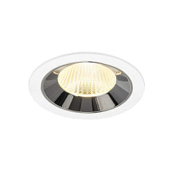 ceiling recessed luminaire NUMINOS® L suitable for VDU workstation IP20, chrome, white dimmable