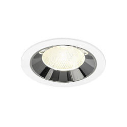 ceiling recessed luminaire NUMINOS® L suitable for VDU workstation IP20, chrome, white dimmable