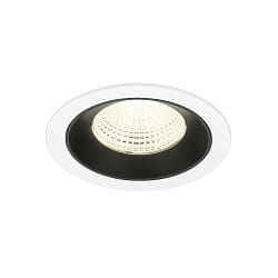 ceiling recessed luminaire NUMINOS® L suitable for VDU workstation IP20, black, white dimmable