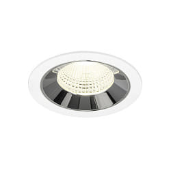 ceiling recessed luminaire NUMINOS® L suitable for VDU workstation IP20, chrome, white dimmable