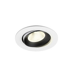 ceiling recessed luminaire NUMINOS® MOVE L swivelling, suitable for VDU workstation IP20, black, white dimmable