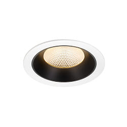 ceiling recessed luminaire NUMINOS® XL suitable for VDU workstation IP20, black, white dimmable