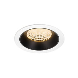 ceiling recessed luminaire NUMINOS® XL suitable for VDU workstation IP20, black, white dimmable