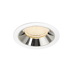 ceiling recessed luminaire NUMINOS® XL suitable for VDU workstation IP20, chrome, white dimmable