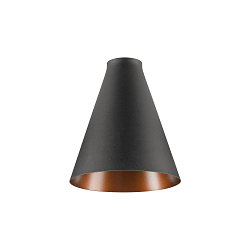 Lampenkap LALU� CONE 15, brons, zwart