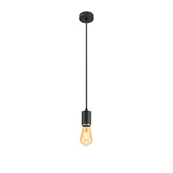 Pendelarmatuur LALU� E27 IP20, zwart dimbaar