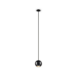 Pendelarmatuur DYSKO IP20, zwart, wit dimbaar