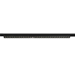 3-phase spot SIGHT EVO SINGLE square IP20, black, lacquered dimmable