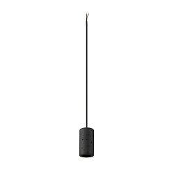 Pendelarmatuur FITU PD STONE E27 IP20, zwart dimbaar