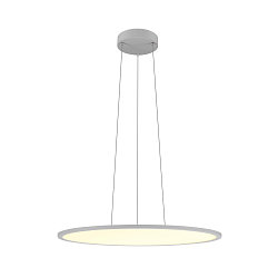 Pendelarmatuur PANEL 60 rond, geschikt voor beeldschermwerkstations IP20, grijs dimbaar