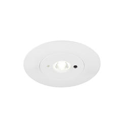 Plafondinbouwarmatuur P-LIGHT rond IP20, wit 