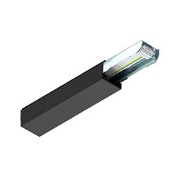 Lichtlijnsysteem continu-rij EASYLIGHT FOB 300 7 25 BK 7-polig, zwart