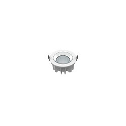 Plafondinbouwarmatuur DOWNLIGHT P 115 ON-OFF stijf, slagvast, multipower, bekabeld IP54, wit 
