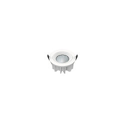 Plafondinbouwarmatuur DOWNLIGHT P 115 ON-OFF stijf, slagvast, multipower, bekabeld IP54, wit 