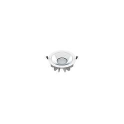 Plafondinbouwarmatuur DOWNLIGHT P 230 DALI stijf, DALI aanstuurbaar, slagvast, bekabeld IP54, wit dimbaar