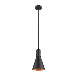 Pendelarmatuur LALU� SET CONE 15 E27 IP20, zwart dimbaar