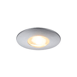 Inbouwarmatuur DEKLED, metallic, zilver 1W 90lm 3000K CRI >80