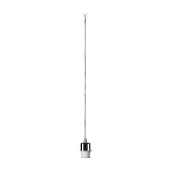 Pendelarmatuur FENDA zonder lampenkap, met open kabel E27 IP20, chroom dimbaar