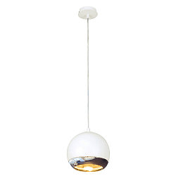 Pendelarmatuur LIGHT EYE GU10, chroom, wit