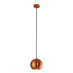 Pendelarmatuur LIGHT EYE GU10, koper