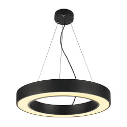 LED Pendant luminaire MEDO RING 60 LED, 35W, 105�, 3000K, black