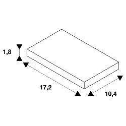 1-fase T-connector opbouwversie, aarde links, zwart